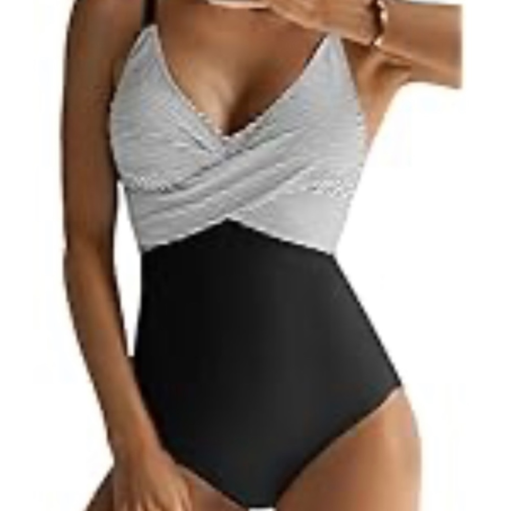 B2prity Women's One Piece Swimsuits Front Cross